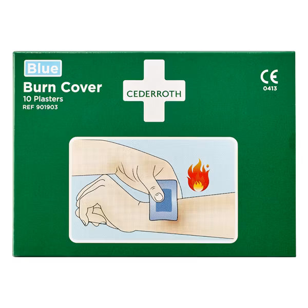 Burn cover, 10 st plåster 74 x 45 mm