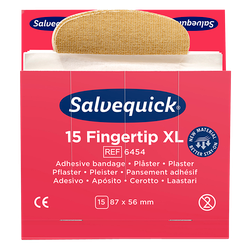 Fingertoppsplåster extra stora, 15 st/refill, 6 refiller/ask