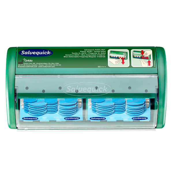 Plåsterautomat med Blue detectable plåster