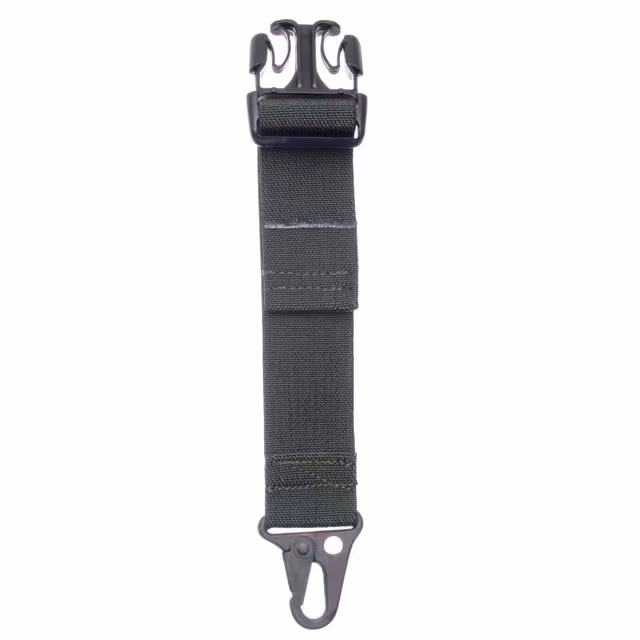 Single point elastic weapon attachment