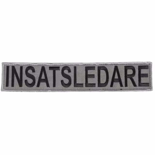 Insatsledare patch, stort