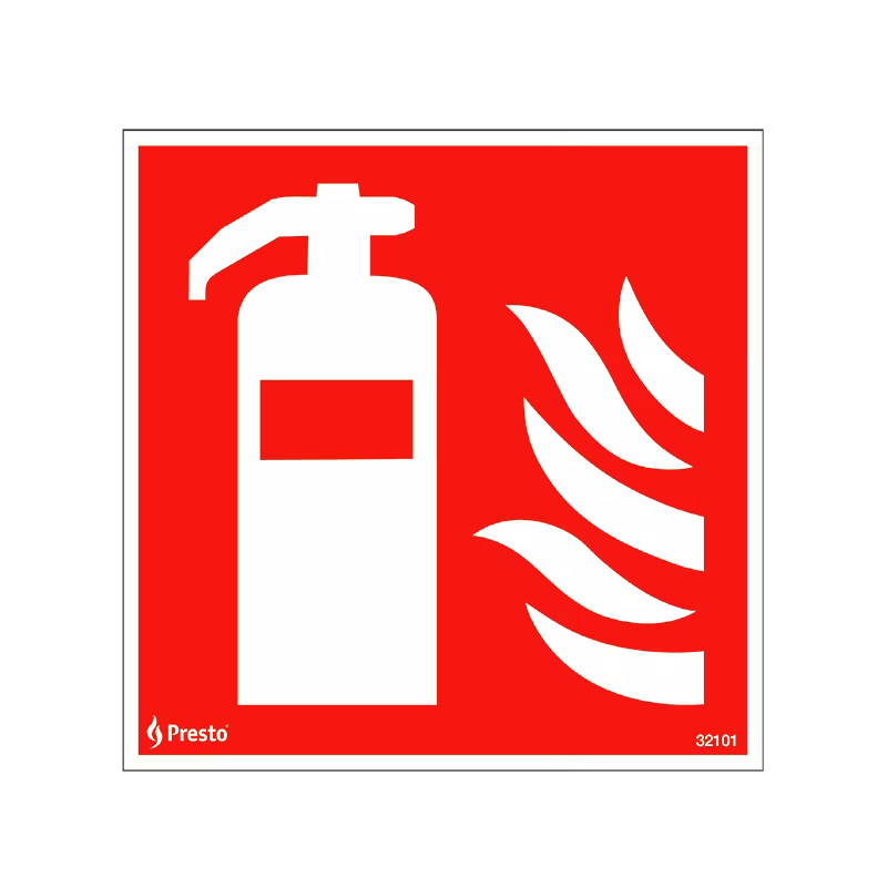 Skylt Brandsläckare