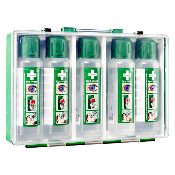 Cederroth Ögonduschväska med 5x500 ml