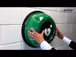 Rotaid AED plus inomhusskåp