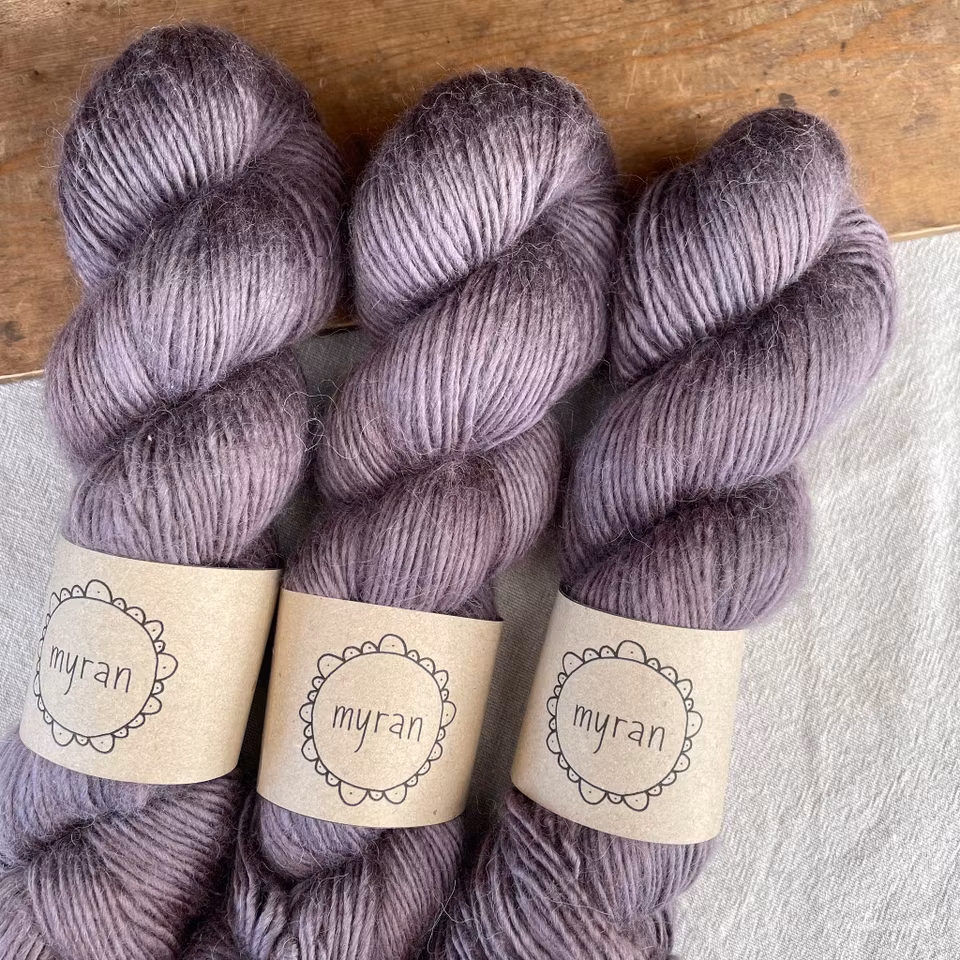 Fluffy Singles DK - OOAK Brun