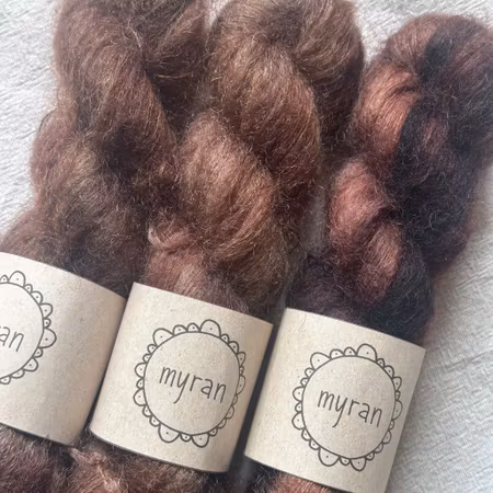 Myrans Mohair - Mörkbrun