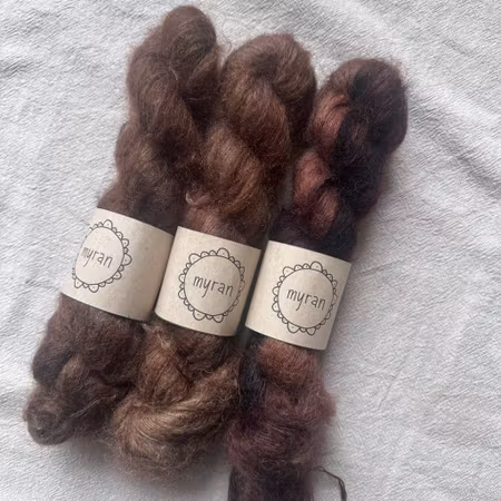 Myrans Mohair - Mörkbrun