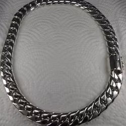 Rundad Pansarlänk 15 mm. 100% solid 92,5 Sterling Silver.