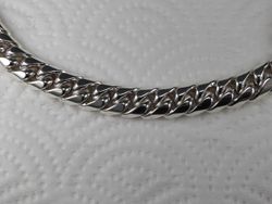 Rundad Pansarlänk 12 mm. 100% solid 92,5 Sterling Silver. Handsmide.