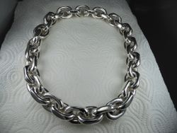 Ankarlänk 20 mm. 100% solid 92,5 Sterling Silver. Handsmide.