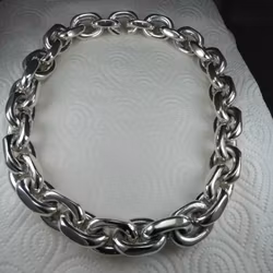 Ankarlänk 20 mm. 100% solid 92,5 Sterling Silver. Handsmide.