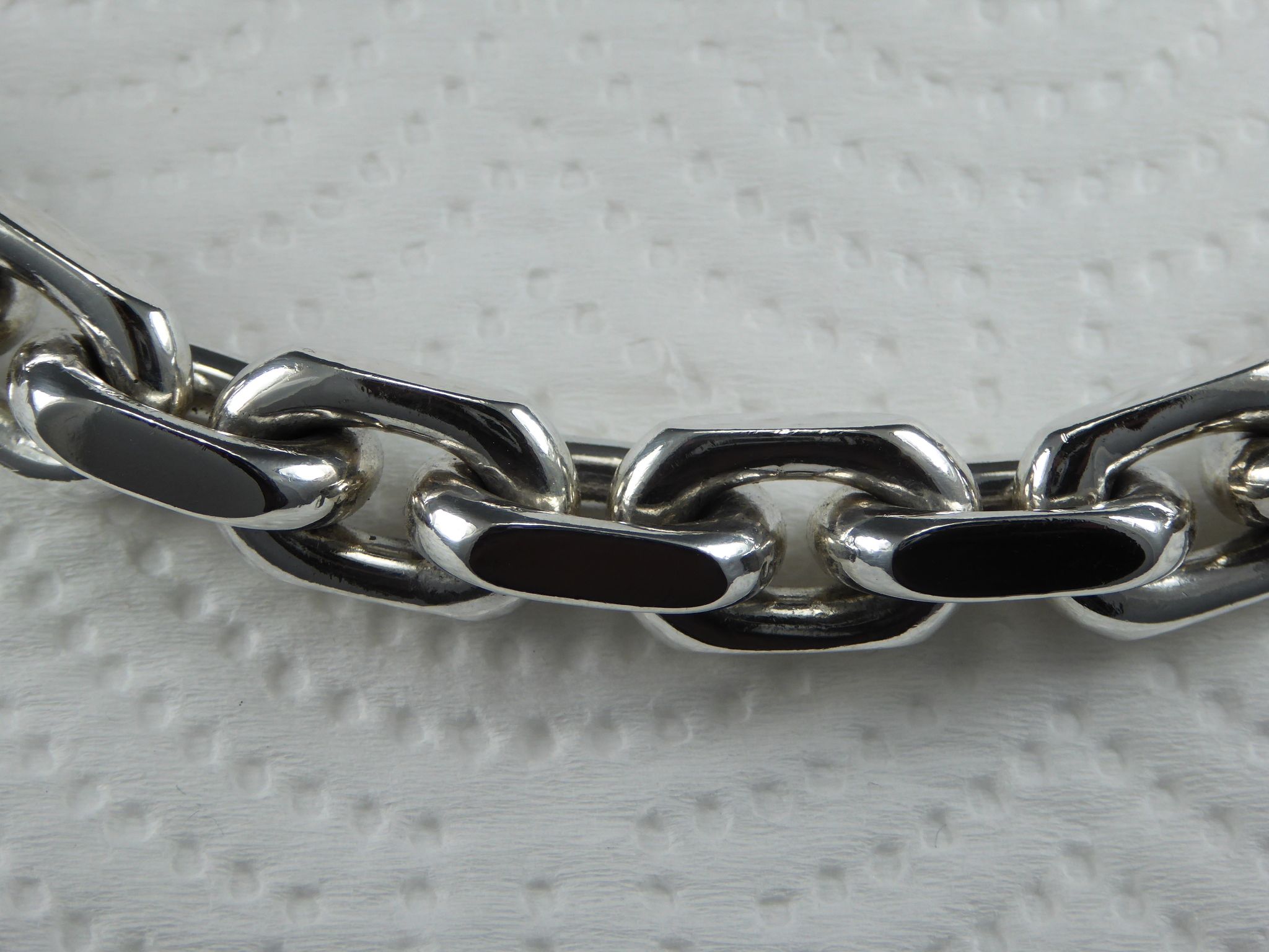 Ankarlänk 12 mm. 100% solid 92,5 Sterling Silver. Handsmide.