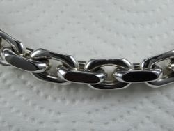 Ankarlänk 12 mm. 100% solid 92,5 Sterling Silver. Handsmide.