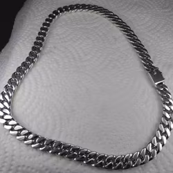 Pansarlänk 10 mm.100% solid 92,5 Sterling Silver. Handsmide.