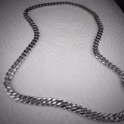 Pansarlänk 8 mm. 100% solid 92,5 Sterling Silver. Handsmide.