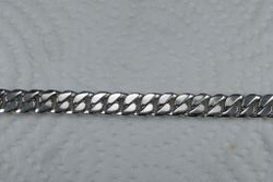 Pansarlänk 8 mm. 100% solid 92,5 Sterling Silver. Handsmide.