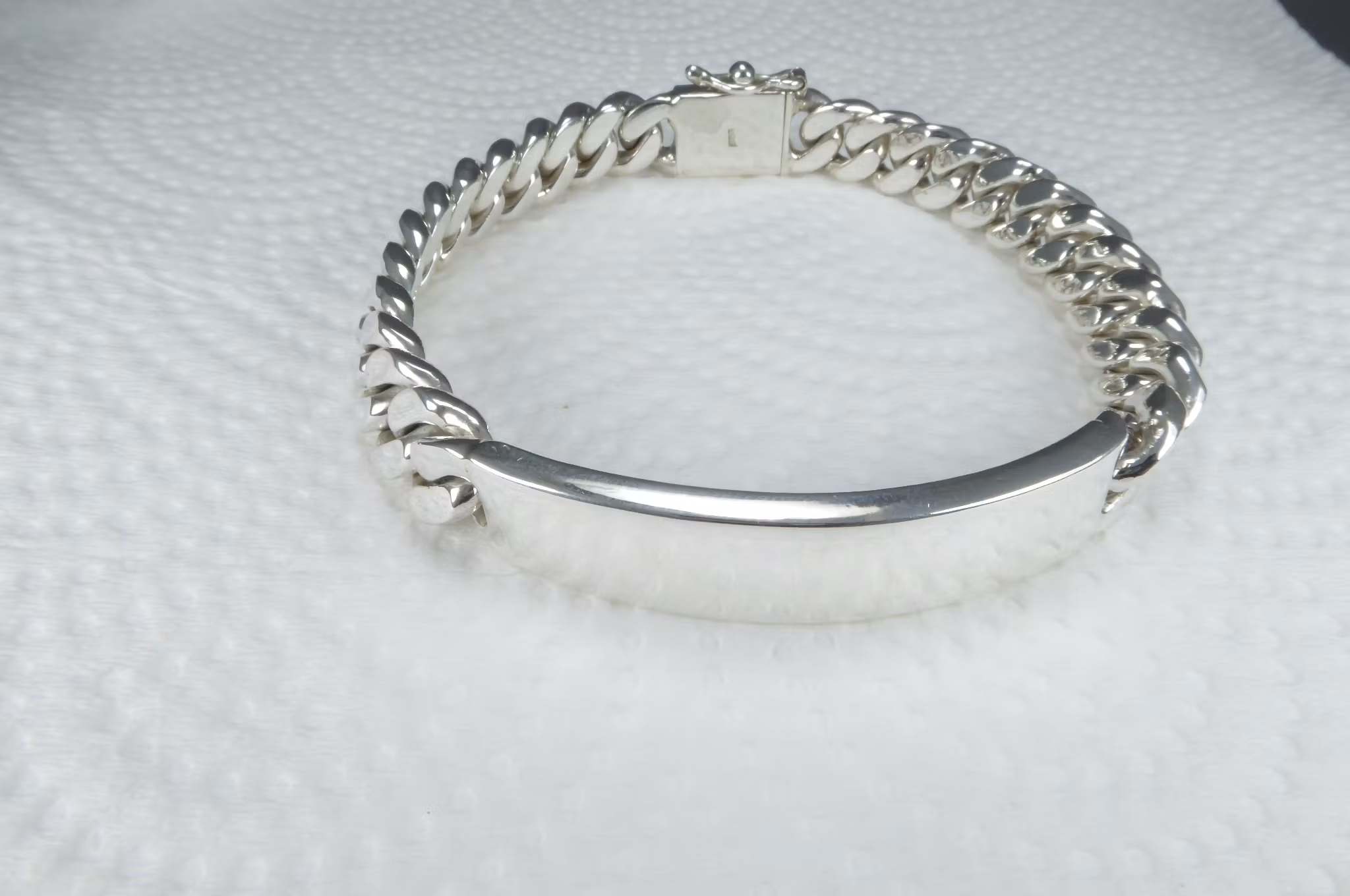 Pansarlänk 6 mm i 100% solid Sterling Silver. Handsmide.