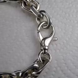 Ankarlänk 11- 12 - 13 mm i 100% solid Sterling Silver. Handsmide.