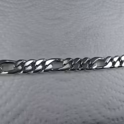 Figarolänk 10 mm. 100% solid 92,5 Sterling Silver. Handsmide.