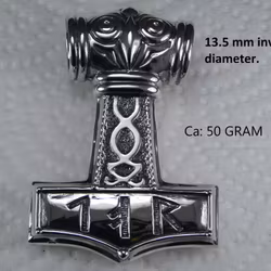 Tors Hammare 1.  92,5 Sterling silver,