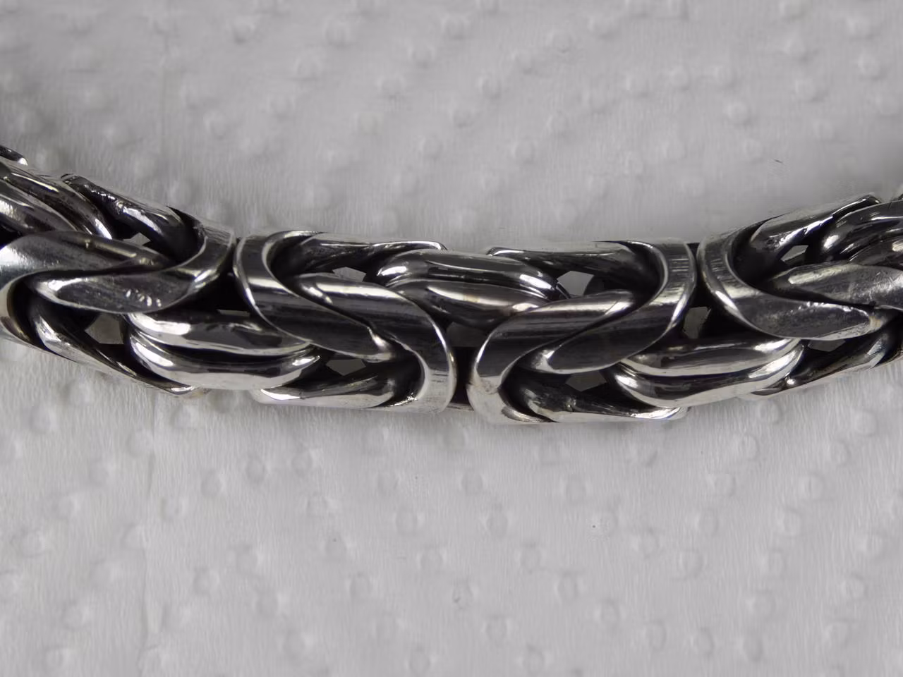 Kejsarlänk 10 mm, med Tors Hammare. Set. Handsmide. 92,5 Sterling silver.