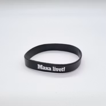 Maxa livet! Armband i silikon