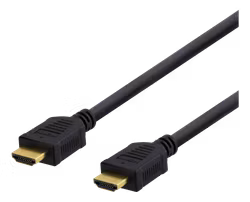 Deltaco High-Speed Premium HDMI cable, 2 m, Ethernet, 4K UHD, black