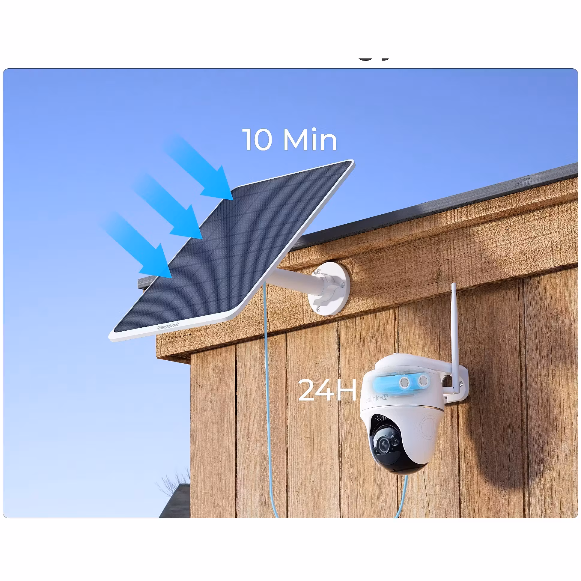 Reolink Solcellepanel 3, 12W (svart)