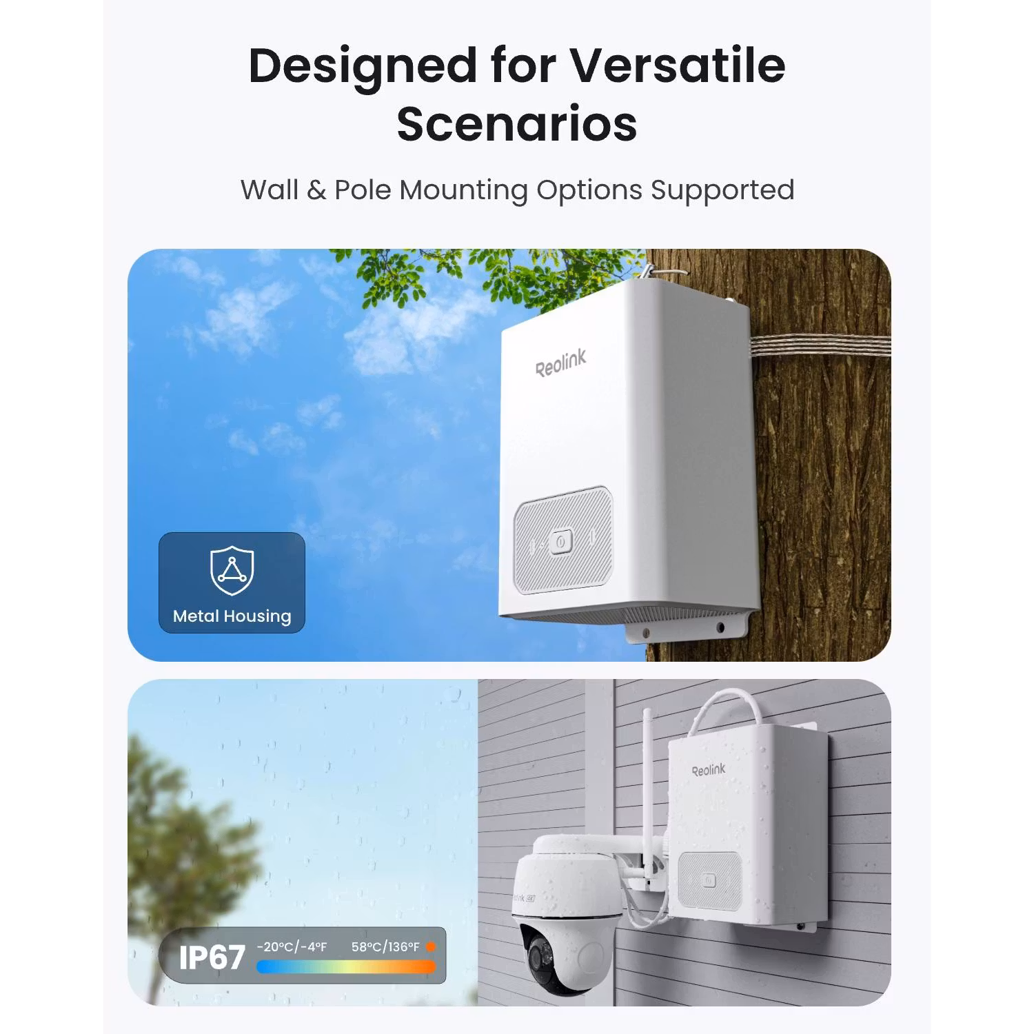 Reolink Utendørs batteripakke for kameraer (camo)