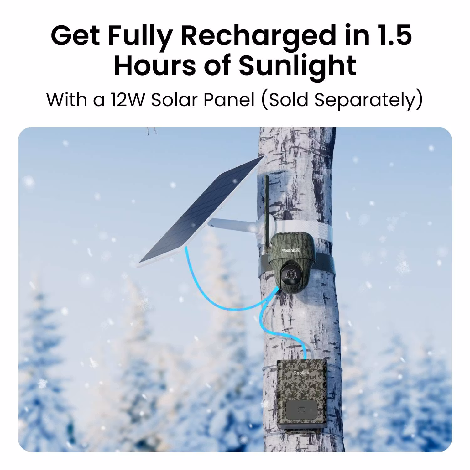 Reolink Utendørs batteripakke for kameraer (camo)