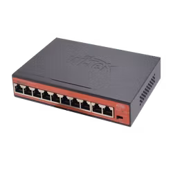 DEMO - Wi-Tek 120W PoE switch for overvåkningskamera, 8 kanaler