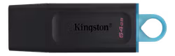 Kingston DataTraveler Exodia 64 GB, USB 3.2 Gen 1, black/teal