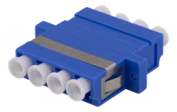 Deltaco FBP-1066 Adapter, fiber, 4xLC-LC, singlemode, duplex, keramisk, plast