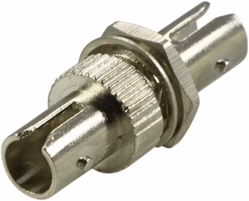 Deltaco FBP-1036 Adapter, fiber, ST-ST, multimode, simplex, keramisk, metall
