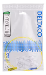 Deltaco SCPT-1S-5, OS2 fiber pigtail, SC, simplex, UPC, 9/125, 1.5m
