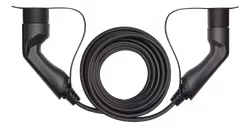 Deltaco e-Charge kabel, type 2 til type 2, 1 fase, 32A, 7.6kW, 7m, svart