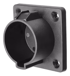 Deltaco e-Charge veggfeste for ladekontakt type 1, beskytter mot smuss, svart