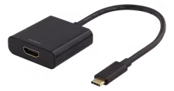 Deltaco USB-C til HDMI adapter, 4096x2160 30Hz, svart