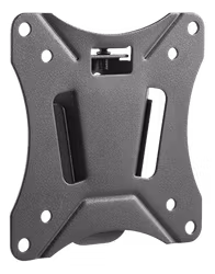 Deltaco Office Compact Slim Fixed Wall Mount, 13"-27", 25 kg, black