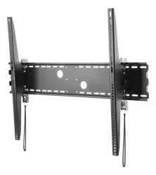 Deltaco Heavy-duty Tiltable TV Wall mount, 60-100", curved and flat panel, 100kg, black