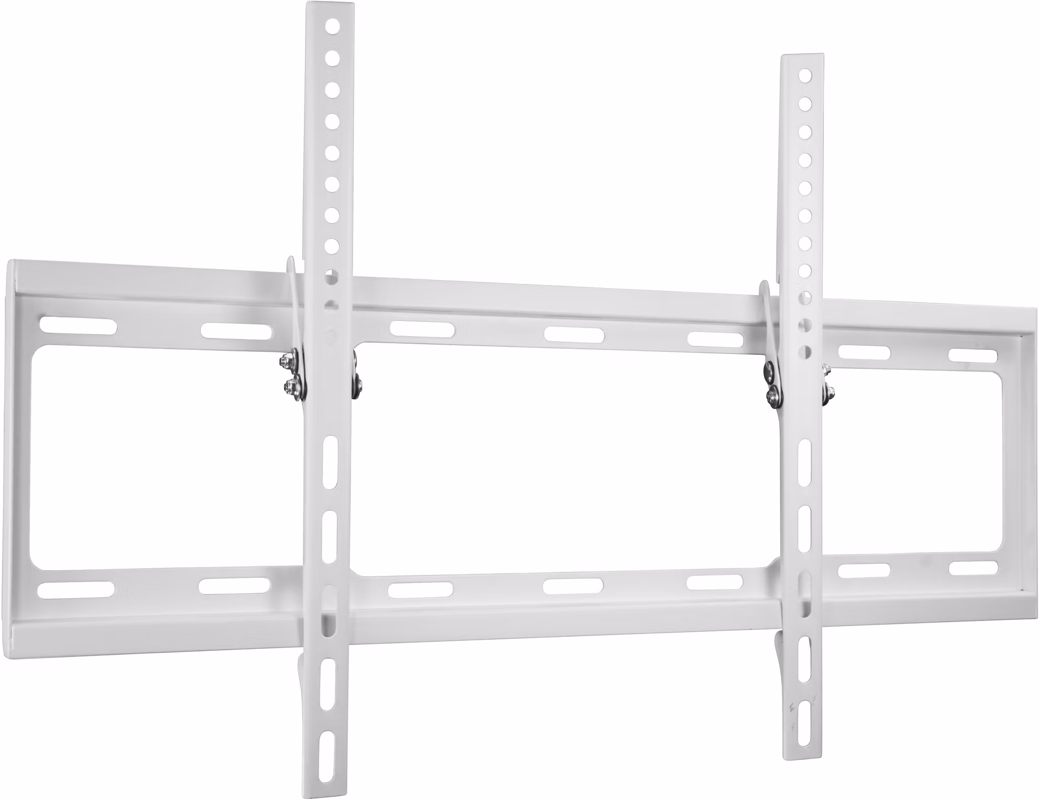 Deltaco Veggfeste for TV/skjerm, 37"-70", max 35 kg, VESA 75x75 til 600x400mm, tiltbart 14°, hvit