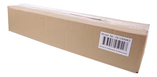 Deltaco 19" rack, 2U, vertikal brakett, stålkonstruksjon, svart