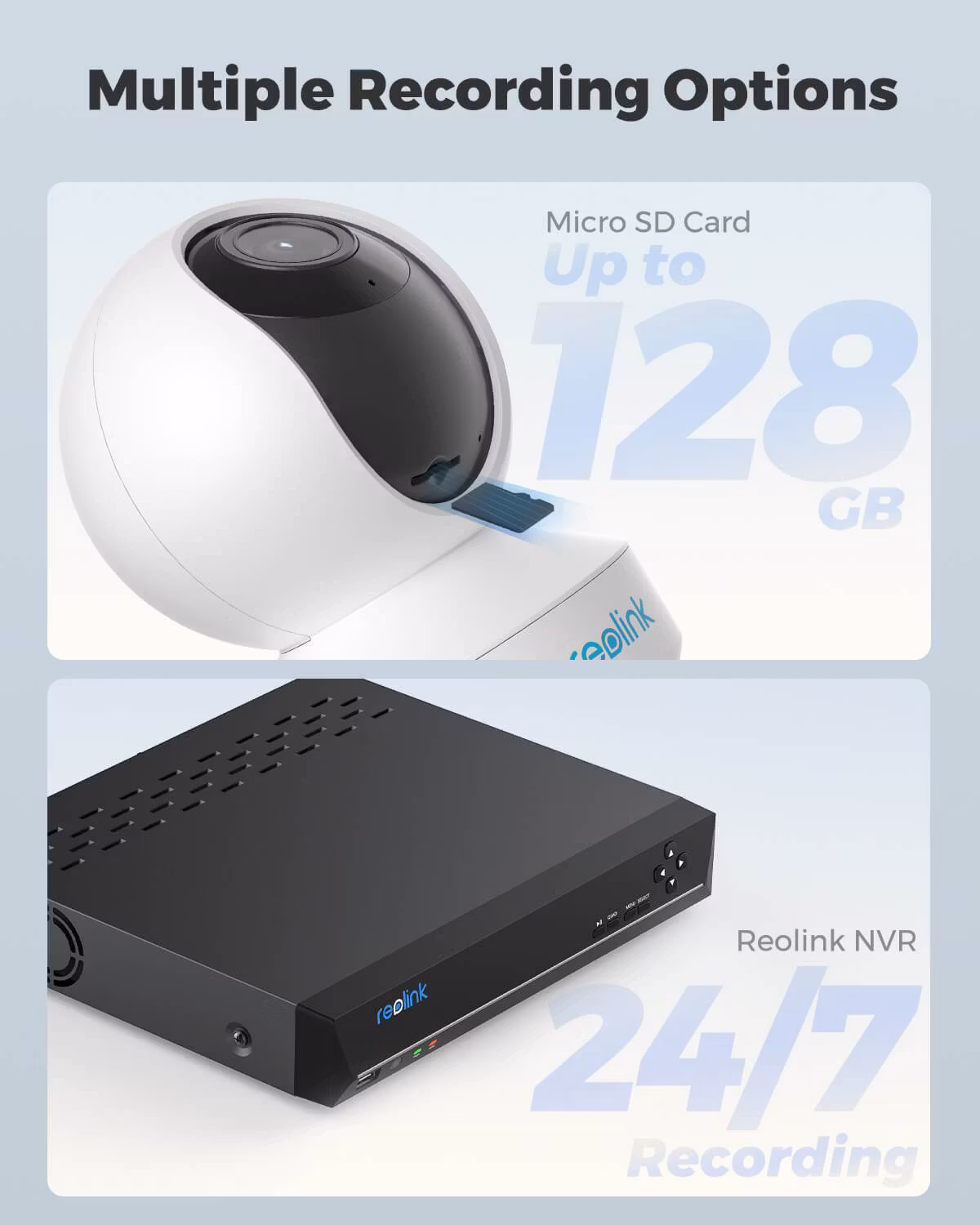 Reolink E340 E1 Zoom Innendørs WiFi kamera med PTZ