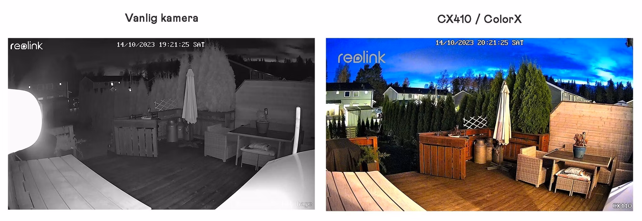 Reolink CX410 Color X 4MP PoE kamera med nattsyn i farger