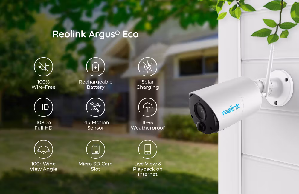 Reolink Argus Eco B320 (svart)