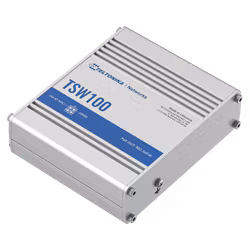 Teltonika TSW100 Industriell PoE+ 5-port Gigabit Switch
