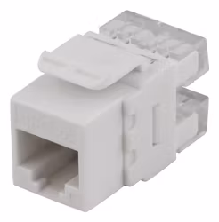 Deltaco UTP CAT6 Keystone connector, 180 degree, "Tool-free"