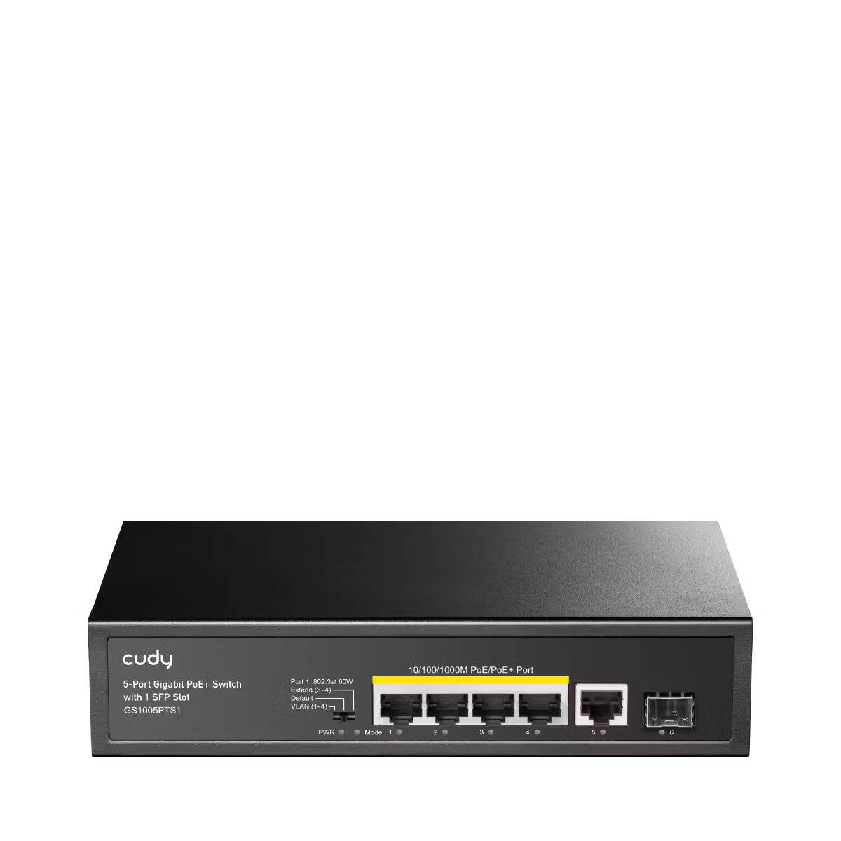 Cudy 5-Port Gigabit PoE+ Switch med SFP port