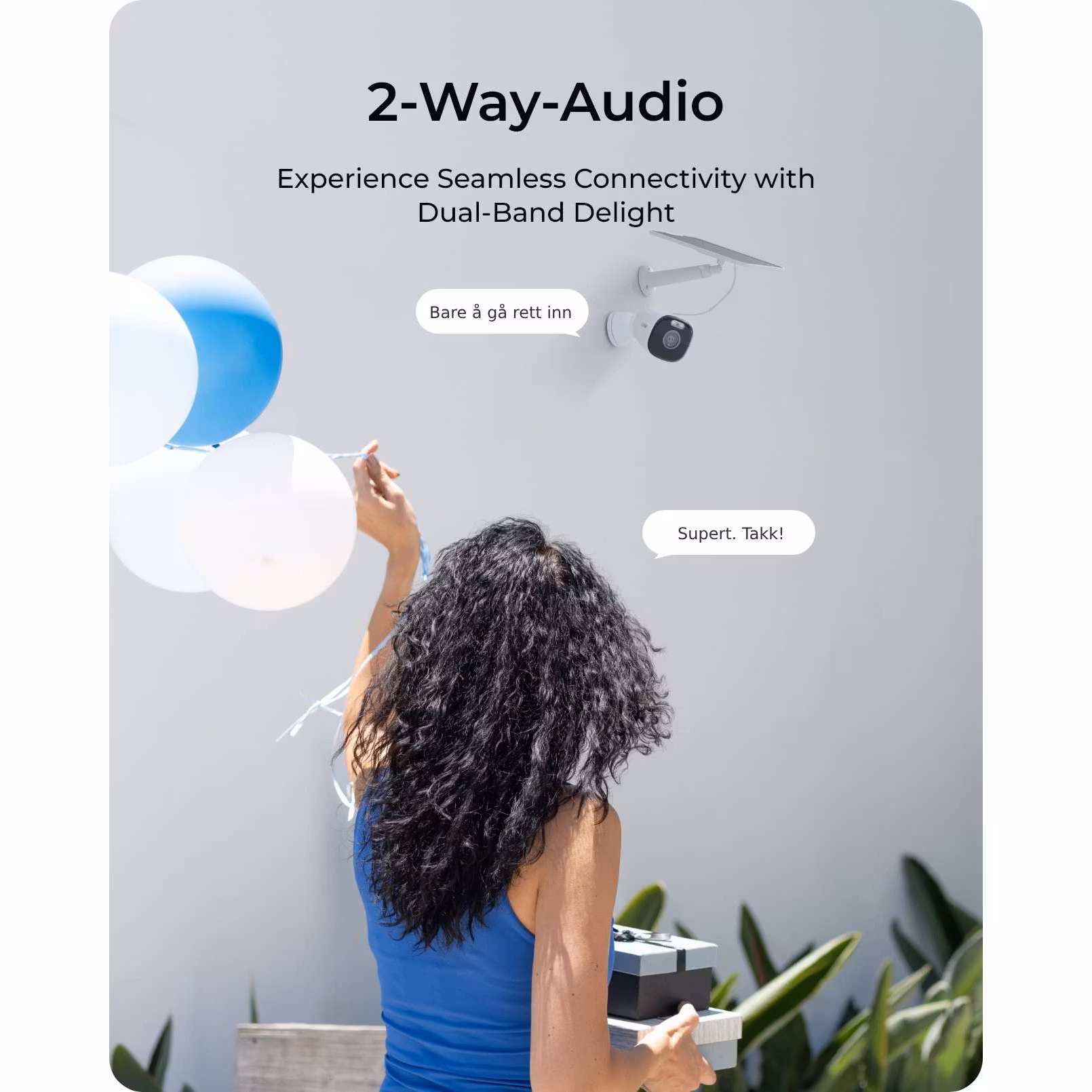Reolink Argus B360 Smart 4K WiFi utendørs batteridrevet kamera