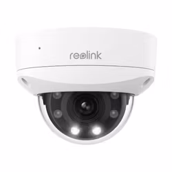 Reolink P437 RLC-843A 4K PoE dome-kamera, 5X optisk zoom, Spotlys, Vandalsikkert